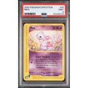 Mew - Expedition- English 2002 -  #55/165 - PSA MT 9 - Pokemon Graded Card