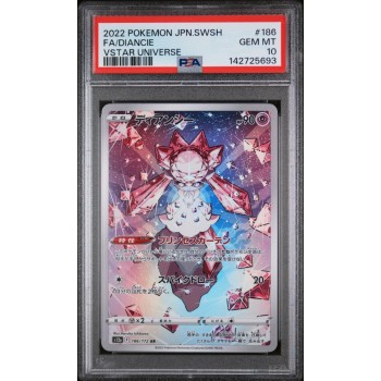 Diance  - VSTAR Universe - Japanese 2022 - #186/172 - PSA GEM MINT 10 - Pokemon Graded Card