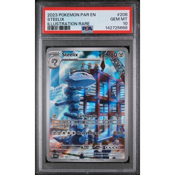 Steelix - Paradox Rift - English 2023 - #098/086 - PSA GEM MINT 10 - Pokemon Graded Card 