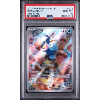 Cramorant - Crimson Haze - Japanese 2024 - #072/066 - PSA GEM MINT 10 - Pokemon Graded Card