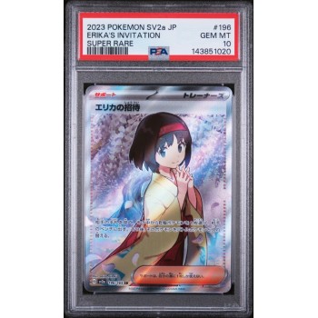 Erika”s Invitation - 151 - Japanese 2023 -  196/165 - PSA GEM MT 10 - Pokemon Graded Card