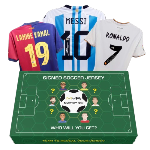MVPS Soccer Memorabilia Mystery Jersey Box