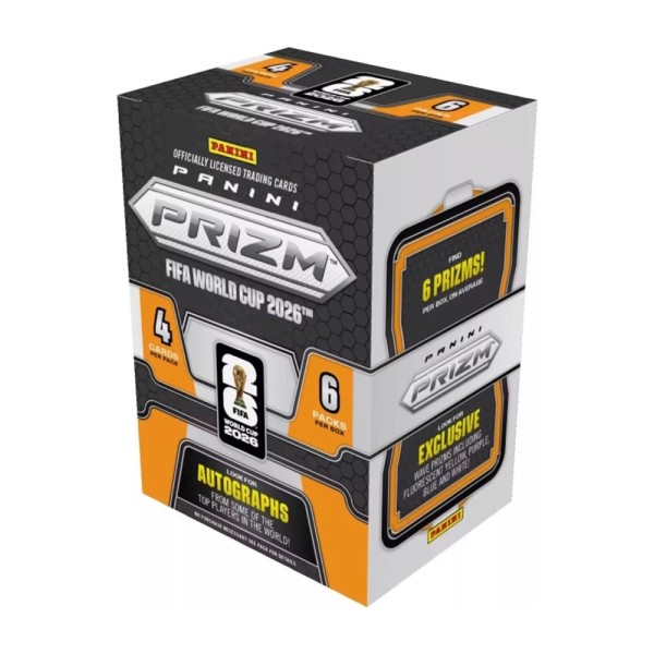 Panini:Prizm  – 2026 FIFA World Cup Soccer - Blaster Box (6 Packs)