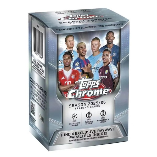 Topps: Chrome -  2025/2026 UEFA Club Competitions (UCC) Soccer - Value Box 