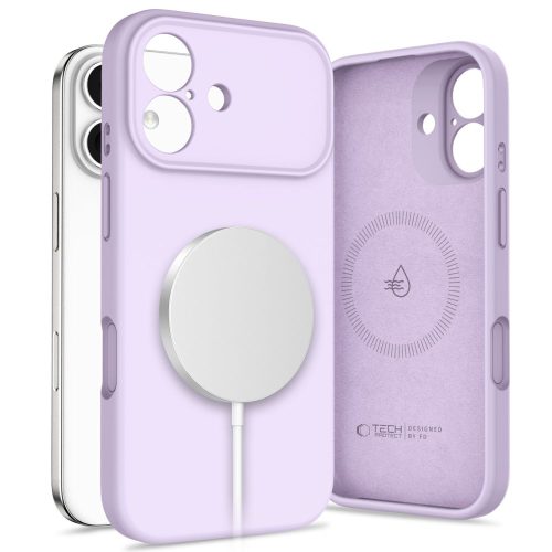 Θήκη Σιλικόνης Tech-Protect με Magsafe για iPhone 17 - Mauve