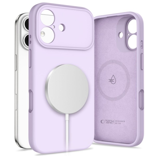 Θήκη Σιλικόνης Tech-Protect με Magsafe για iPhone 17 - Mauve