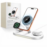 Tech-Protect Ασύρματος Φορτιστής (QI2.2) A51 Arcticboost 3in1 Magnetic Magsafe 25W - White
