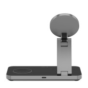 Tech-Protect Ασύρματος Φορτιστής (QI15W-A47) 3in1 Magnetic Magsafe Wireless Charger - Black