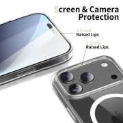 Θήκη Σιλικόνης Tech-Protect Flexair Hybrid με Magsafe για iPhone 17 Pro Max - Clear