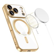 Θήκη Σιλικόνης Tech-Protect Magflex με Magsafe για iPhone 17 Pro  - Shiny Gold