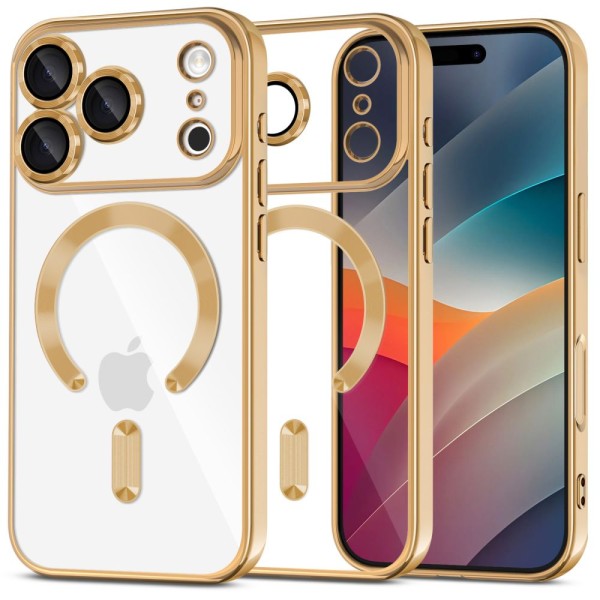 Θήκη Σιλικόνης Tech-Protect Magflex με Magsafe για iPhone 17 Pro Max - Shiny Gold