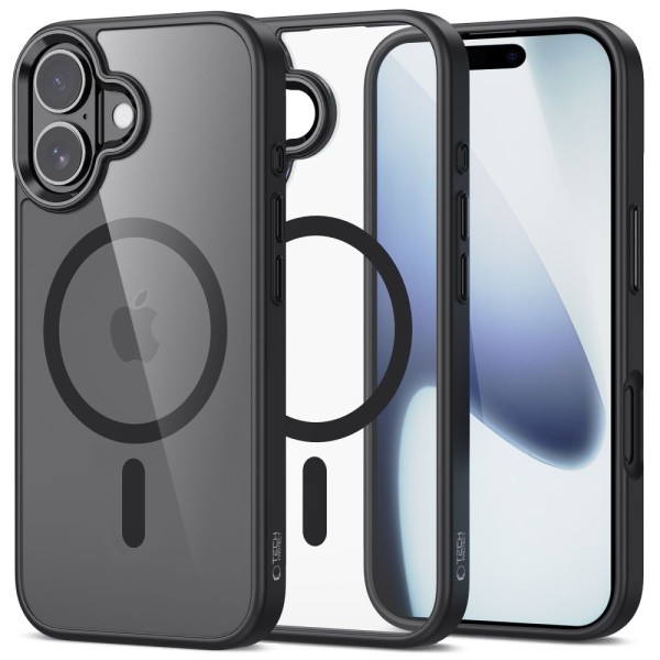 Θήκη Σιλικόνης Tech-Protect Magmat με Magsafe για iPhone 17 - Clear Black