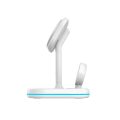 Tech-Protect Ασύρματος Φορτιστής (QI15W-A27) 3in1 Magnetic Magsafe Wireless Charger - White
