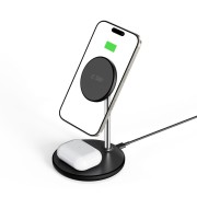 Tech-Protect Ασύρματος Φορτιστής (QI15W-A39) 3in1 Magnetic Magsafe Wireless Charger - Black