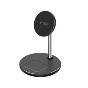 Tech-Protect Ασύρματος Φορτιστής (QI15W-A39) 3in1 Magnetic Magsafe Wireless Charger - Black