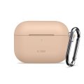 Θήκη Σιλικόνης Tech-Protect Hook για Apple AirPods Pro 3 - Caffe Latte