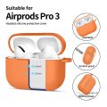 Θήκη Σιλικόνης Tech-Protect Hook για Apple AirPods Pro 3 - Cosmic Orange