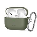 Θήκη Σιλικόνης Tech-Protect Hook για Apple AirPods Pro 3 - Olive Green