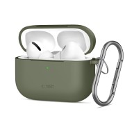 Θήκη Σιλικόνης Tech-Protect Hook για Apple AirPods Pro 3 - Olive Green