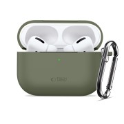 Θήκη Σιλικόνης Tech-Protect Hook για Apple AirPods Pro 3 - Olive Green