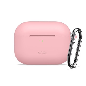 Θήκη Σιλικόνης Tech-Protect Hook για Apple AirPods Pro 3 - Dusty Pink