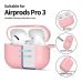 Θήκη Σιλικόνης Tech-Protect Hook για Apple AirPods Pro 3 - Dusty Pink