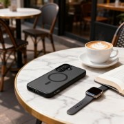 Θήκη Σιλικόνης Tech-Protect Magmat Magsafe για Samsung Galaxy A57 5G - Matte Black