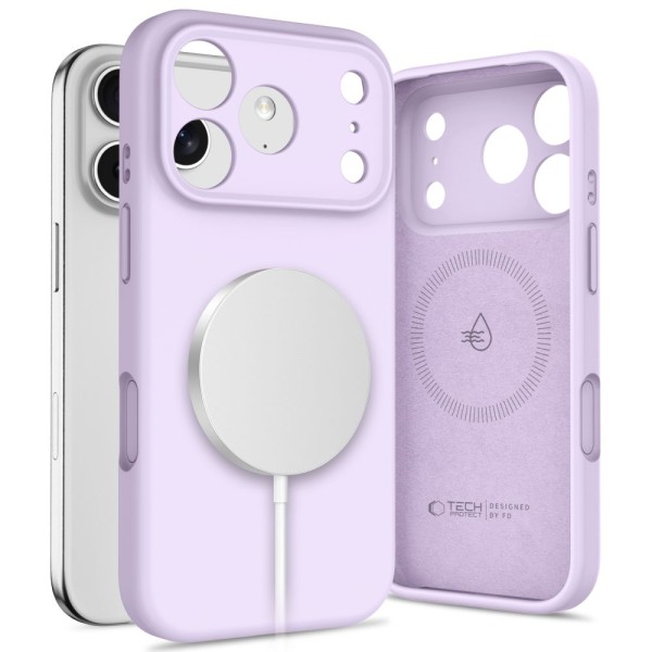 Θήκη Σιλικόνης Tech-Protect με Magsafe για iPhone 17 Pro Max - Mauve