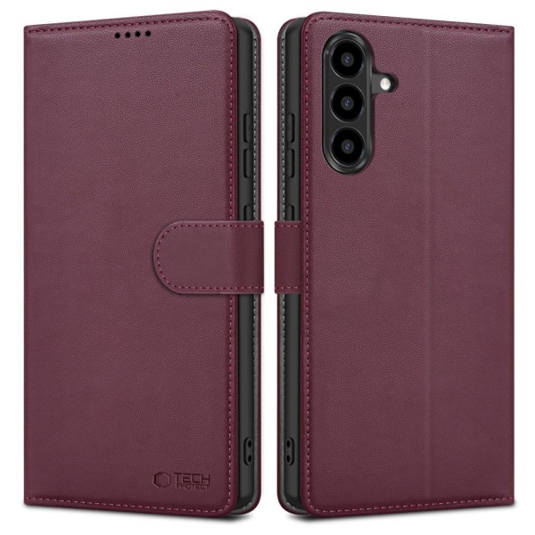 Θήκη Σιλικόνης Tech-Protect Wallet για Samsung Galaxy A57 5G - Mulberry