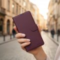 Θήκη Σιλικόνης Tech-Protect Wallet για Samsung Galaxy A57 5G - Mulberry