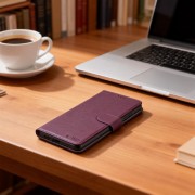Θήκη Σιλικόνης Tech-Protect Wallet για Samsung Galaxy A57 5G - Mulberry