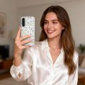 Θήκη Σιλικόνης Tech-Protect Flexair Spring Flowers για Samsung Galaxy A57 5G - Clear