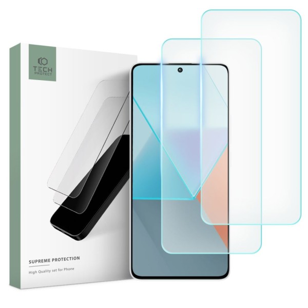 Tech-Protect Supreme Tempered Glass για Xiaomi Redmi Note 13 / 13 Pro / 4G / 5G - Clear