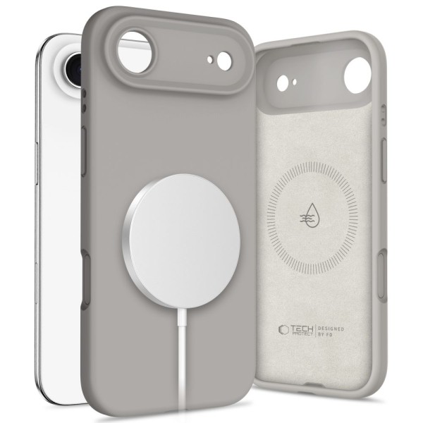 Θήκη Σιλικόνης Tech Protect με Magsafe για iPhone Air- Stone Grey