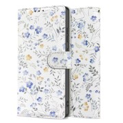 Θήκη Σιλικόνης Tech-Protect Wallet Spring Flowers για Samsung Galaxy A57 5G - Clear