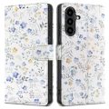 Θήκη Σιλικόνης Tech-Protect Wallet Spring Flowers για Samsung Galaxy A57 5G - Clear