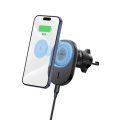 Μαγνητική Βάση Στήριξης Smartphone Ugreen Με Ασύρματη Φόρτιση Qi για Αεραγωγό Αυτοκινήτου – Black