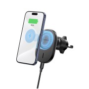 Μαγνητική Βάση Στήριξης Smartphone Ugreen Με Ασύρματη Φόρτιση Qi για Αεραγωγό Αυτοκινήτου – Black