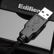 Edifier M1250 Ενσύρματα Ηχεία Υπολογιστή 2.0 με Ισχύ 1.2W - Black