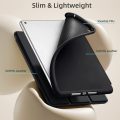 Θήκη Book Soft TPU Flexible Pencil Holder  για Apple iPad Pro 11 2024 - Beige