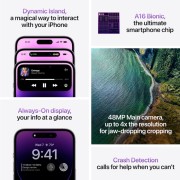 Refurbished Apple iPhone 14 Pro Max 128GB (Grade A) - Purple
