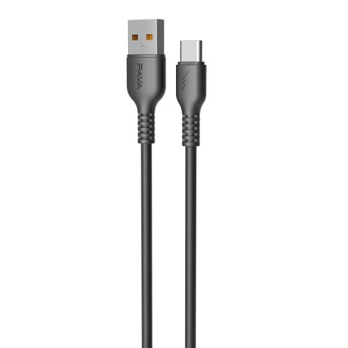 Καλώδιο Φόρτισης Pavareal 1m Fast Charging USB σε Type-C 5A - Black