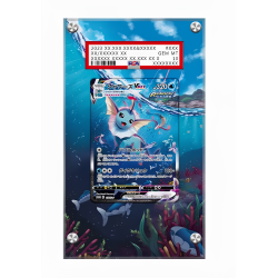 Ενισχυμένη Ακρυλική Βάση Προβολής Καρτών Pokémon TCG – Σχέδιο Vaporeon Vmax