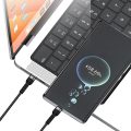 Καλώδιο φόρτισης Recci RTC-T16 2in1 USB-C σε USB-C / Lightning / 1.20m - Black