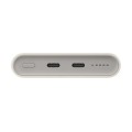 PowerBank Samsung U2510 10000mAh με καλώδιο 25W με 2 Θύρες  USB-C  - Baige