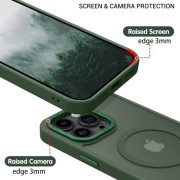 Θήκη Σιλικόνης Orso Focus με Magsafe για iPhone 13 Pro - Frosted Green