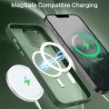 Θήκη Σιλικόνης Orso Focus με Magsafe για iPhone 13 Pro - Frosted Green