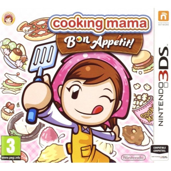 Nintendo 3DS – Cooking Mama: Bon Appétit! (French cover)