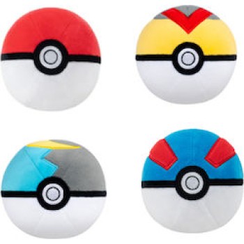 Λούτρινο Pokemon Plushie Figure -  Pokeball 1 τεμάχιο (Τυχαίο σχέδιο) 10 cm