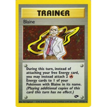 Blaine (Gym Challenge 17/132) (Holo Rare ) English - Good